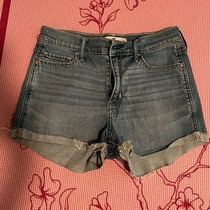 Hollister high waist denim shorts
